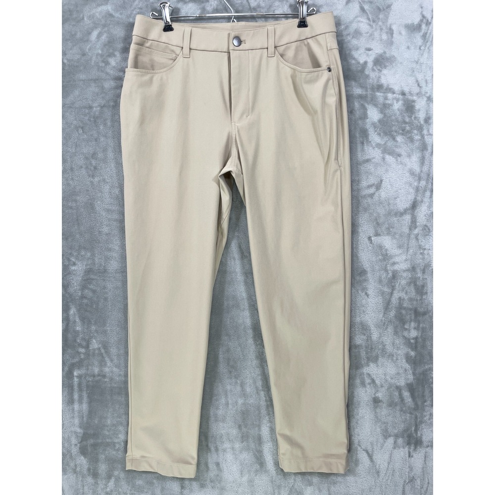 Lululemon ABC Classic-Fit 5 Pocket Pant Warpstreme Mens 29x28 Khaki LM5AQHS